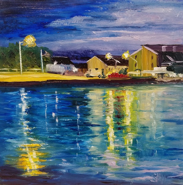 Bay Twilight Reflections SOLD