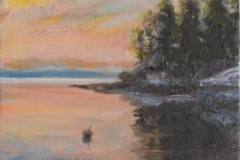 Buoy In the Cove 5x7 Oil SOLD
