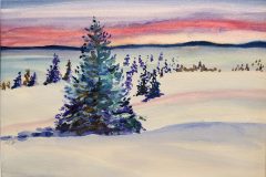 1_Winter-Evergreens-9.25x7.375-matted-to-14x11-WC-2020-scaled