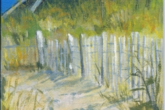 Beach House Morn 5x7 Acrylic SOLD