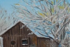 Snow On Bartley Hill - SOLD