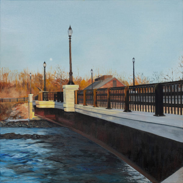 Over the River Oil Painting