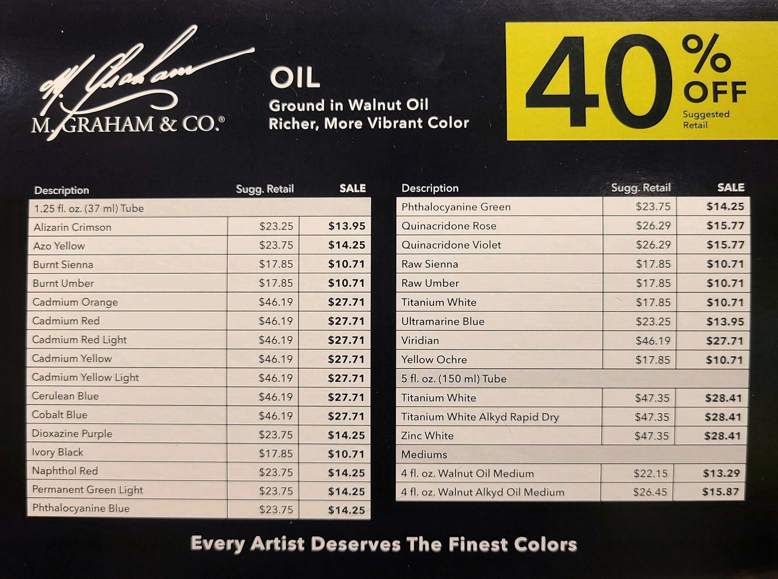 M.Graham Select Colors