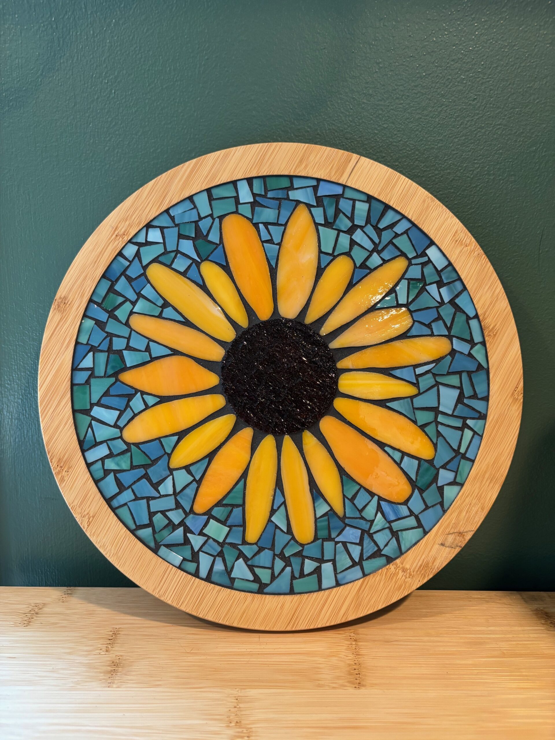 Glass Mosaic Workshop: Sunflower Turntable