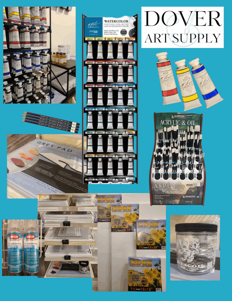 art supplies graphic