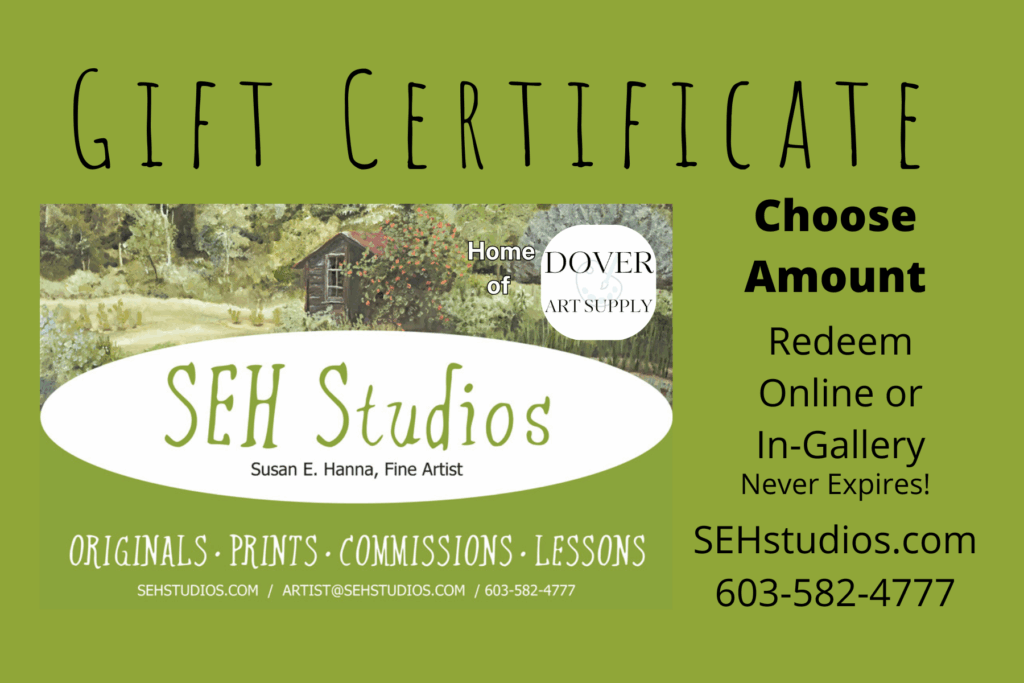 SEH | Dover Art Supply Gift Certificates