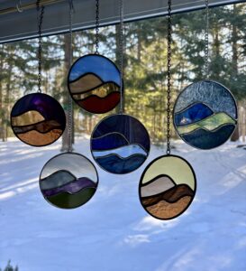 Stained Glass Suncatcher Workshop: Mini Mountain Scene