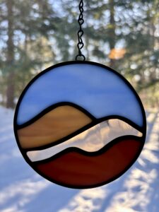 Stained Glass Suncatcher Workshop: Mini Mountain Scene