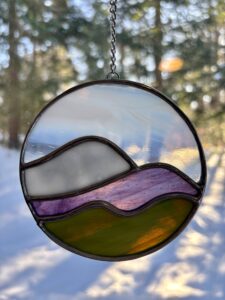 Stained Glass Suncatcher Workshop: Mini Mountain Scene