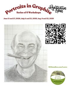 Portraits in Graphite Series of 6 Workshops